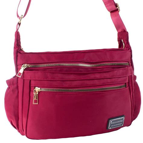 bolsa feminina transversal nylon